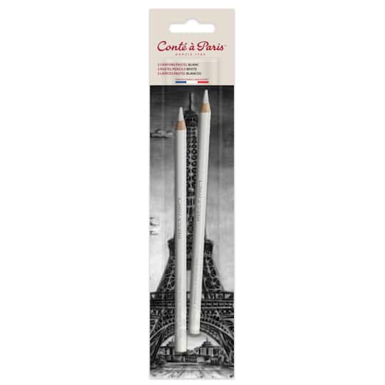 Conté à Paris™ White Pastel Pencils, 2ct.